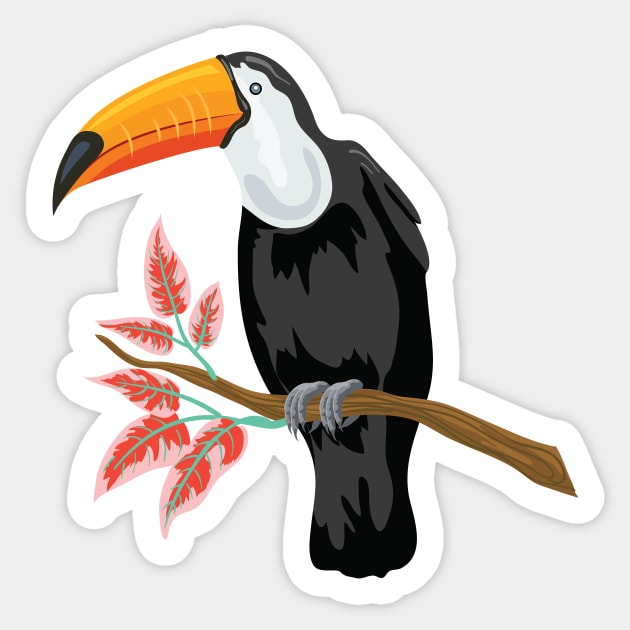 Toucan Sticker by SWON Design